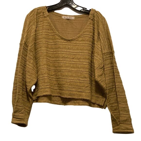 We the Free Calissa Hacci Top in Golden Palm - Picture 2 of 4